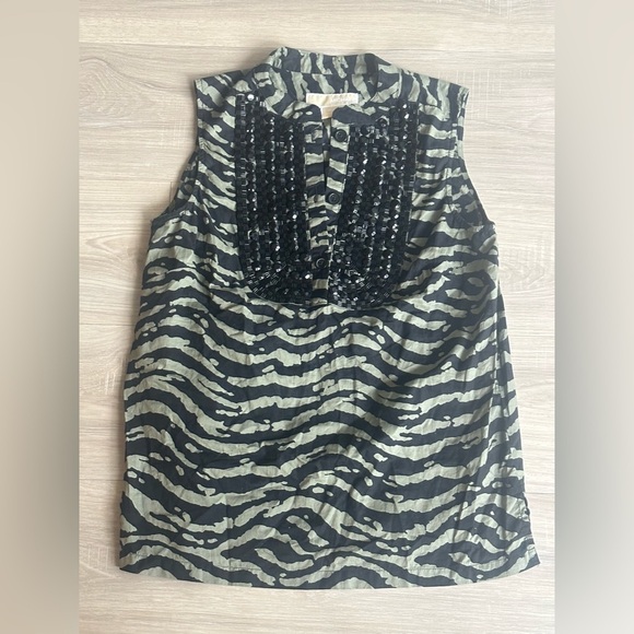 Michael Kors Blouse with Jewels Size Small - Picture 2 of 7